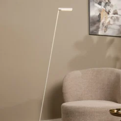 Lavale LED-lattiavalaisin, valkoinen, himmennettävä, korkeus 138 cm