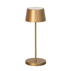 LED-akkuinen pöytälamppu Asena Pro, pronssinvärinen, 30 cm, metalli, IP54