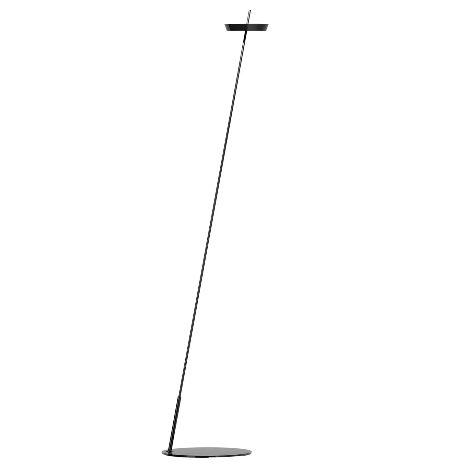LED-akku-maavalaisin Mahina, musta, korkeus 130 cm, metalli, CCT