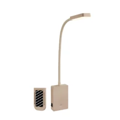 LED-akku-pöytälamppu Cielo, beige, korkeus 56 cm, muovi