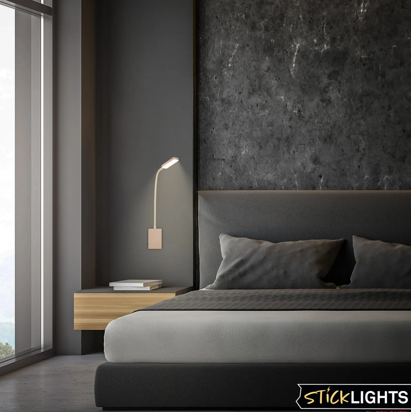LED-akku-pöytälamppu Cielo, beige, korkeus 56 cm, muovi