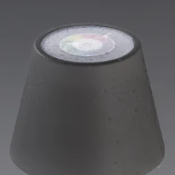 LED-akkupöytälamppu Cosenza 2.0 korkeus 34cm musta