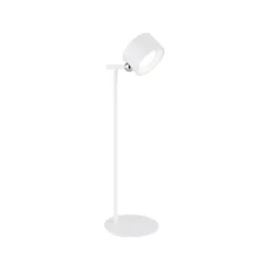 LED-akku-pöytälamppu Jorje CCT 4 in 1 valkoinen