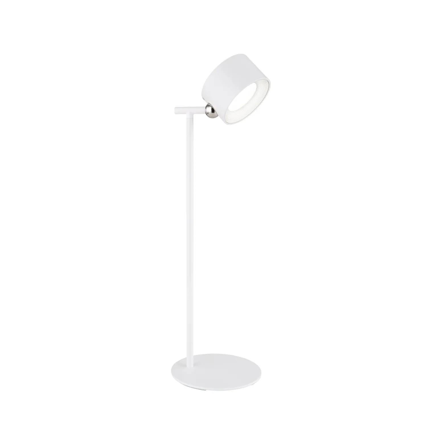LED-akku-pöytälamppu Jorje CCT 4 in 1 valkoinen