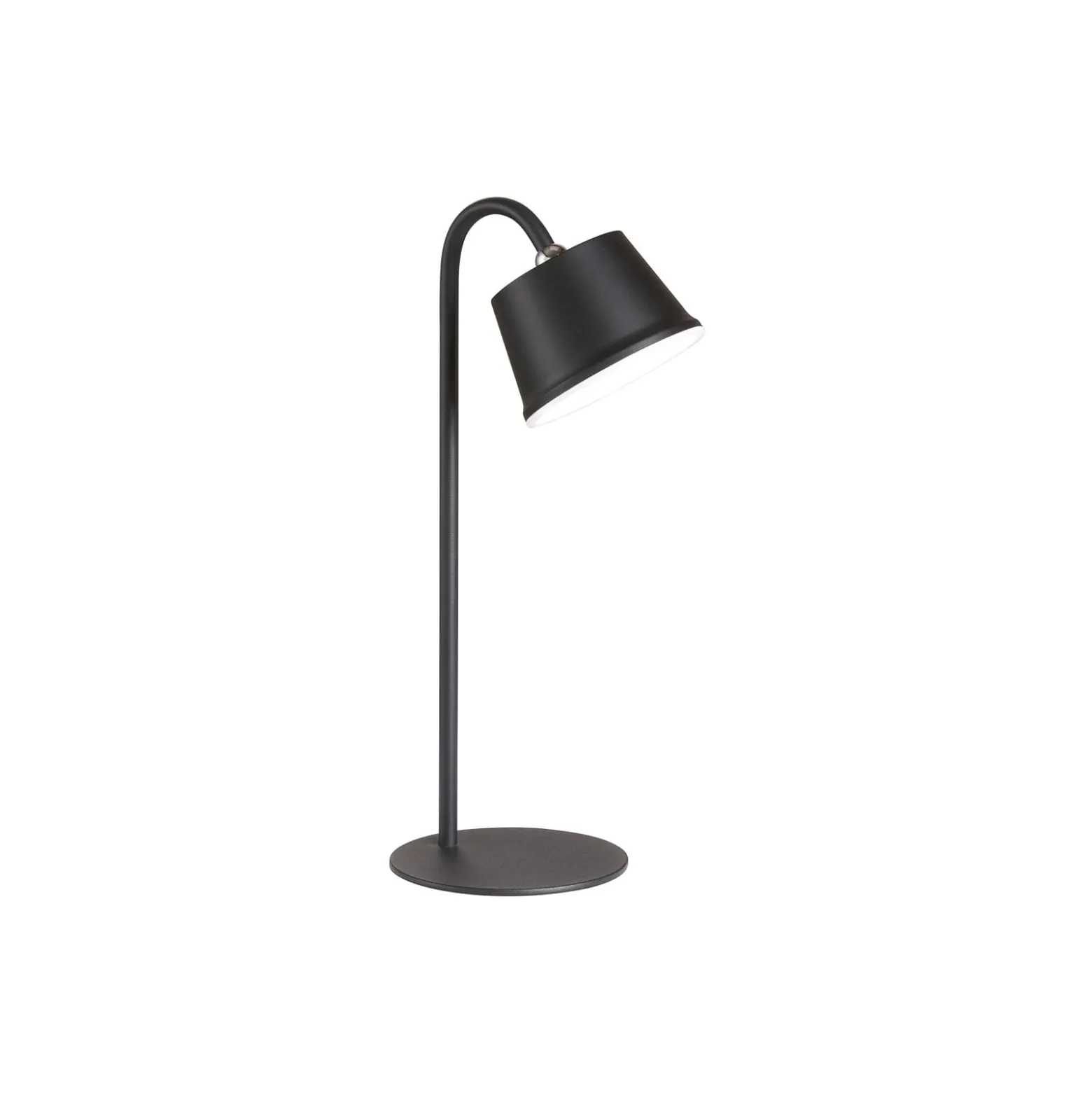 LED-akkupöytälamppu Voet himmennettävä hiekanmusta