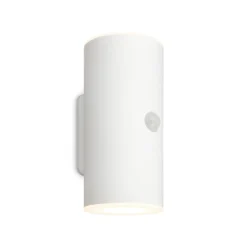 LED-akku-ulkoseinävalaisin, valkoinen, anturi, ylös/alas