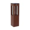 LED aurinkojalustavalaisin Tradition Sensor Corten 40cm