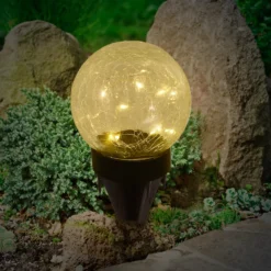 LED-aurinkokoristevalaisin 5248203 lasia, 3 kpl