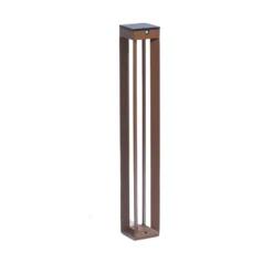 LED-aurinkolamppu Borne, sensori, 90 cm, corten