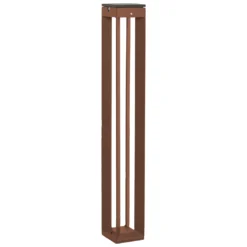 LED-aurinkolamppu Borne, sensori, 90 cm, corten