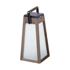 LED-aurinkolyhty Tecka tiikki, duratec harmaa 39cm