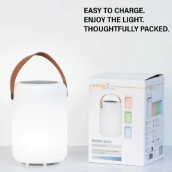LED-aurinkopöytälamppu Orno, lämmin valkoinen, RGB
