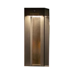 LED-aurinkoseinävalaisin Blade, sensori, harmaa