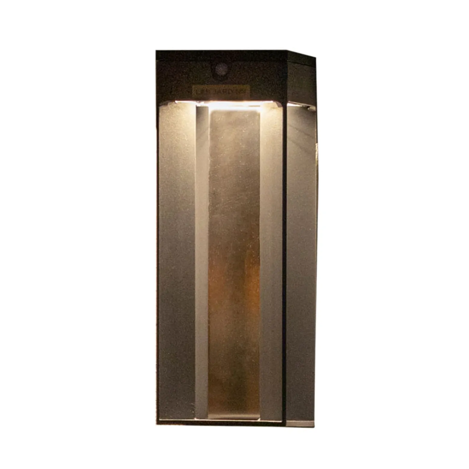 LED-aurinkoseinävalaisin Blade, sensori, harmaa