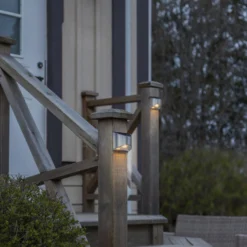 LED-aurinkoseinävalaisin Wally, hopea, 2 kpl:n sarja