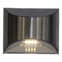 LED-aurinkoseinävalaisin Wally, hopea, 2 kpl:n sarja