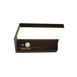 LED aurinko ulkoseinävalo 67417BK