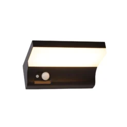 LED aurinko ulkoseinävalo 67417BK