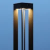 LED-aurinkovalaisin Borne anturilla, 90 cm, harmaa