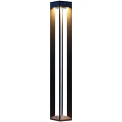 LED-aurinkovalaisin Borne anturilla, 90 cm, harmaa