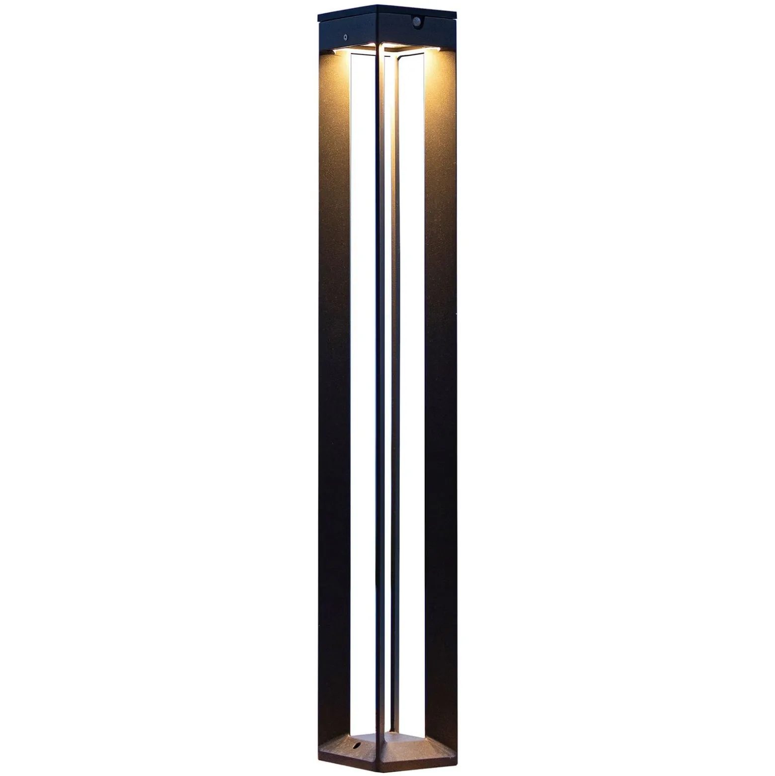 LED-aurinkovalaisin Borne anturilla, 90 cm, harmaa