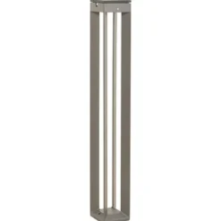 LED-aurinkovalaisin Borne anturilla, 90 cm, harmaa