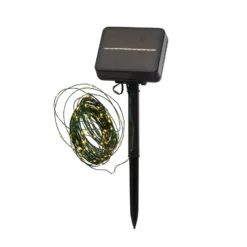 LED-aurinkovaloketju Knirke Solar 15,9 m 160 LEDiä