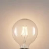 LED-filamentti E27 6W 2700K G125 globe kirkas 3kpl