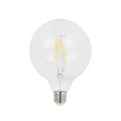 LED-filamentti E27 6W 2700K G125 globe kirkas 3kpl