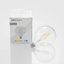 LED-filamentti E27 6W 2700K G125 globe kirkas 2kpl