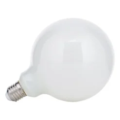 LED-globe-lamppu E27 9W G125 2700K opaali himmen.
