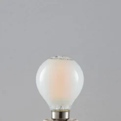 LED-golfpallolamppu E14 4W 2700K matta himmen., 2x
