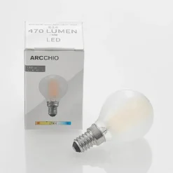 LED-golfpallolamppu E14 4W 2700K matta himmen., 5x