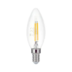 LED hehkulamppu E14 C35 kirkas 2W 827 180lm himmennettävä