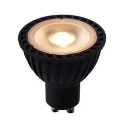 LED-heijastinlamppu GU10 5W dim to warm, musta