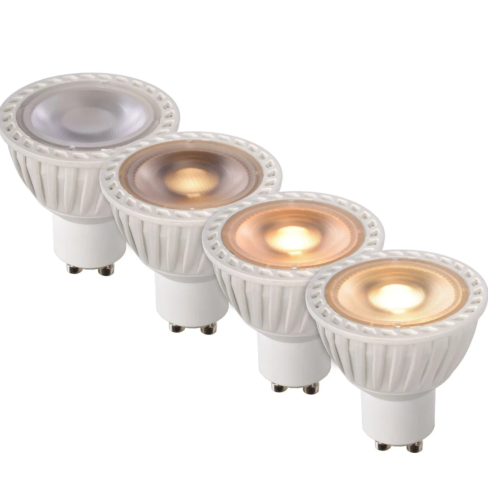 LED-heijastinlamppu GU10 5W dim to warm, valkoinen