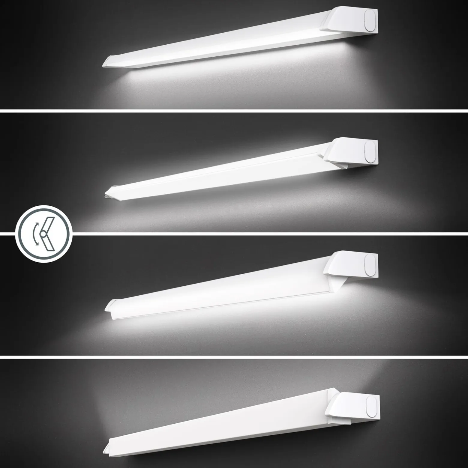 LED-kaapinalusvalaisin Gina, valkoinen, 2700 K/4000 K