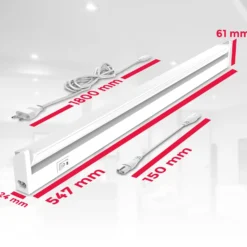 LED-kaapinalusvalaisin Gina, valkoinen, 2700 K/4000 K
