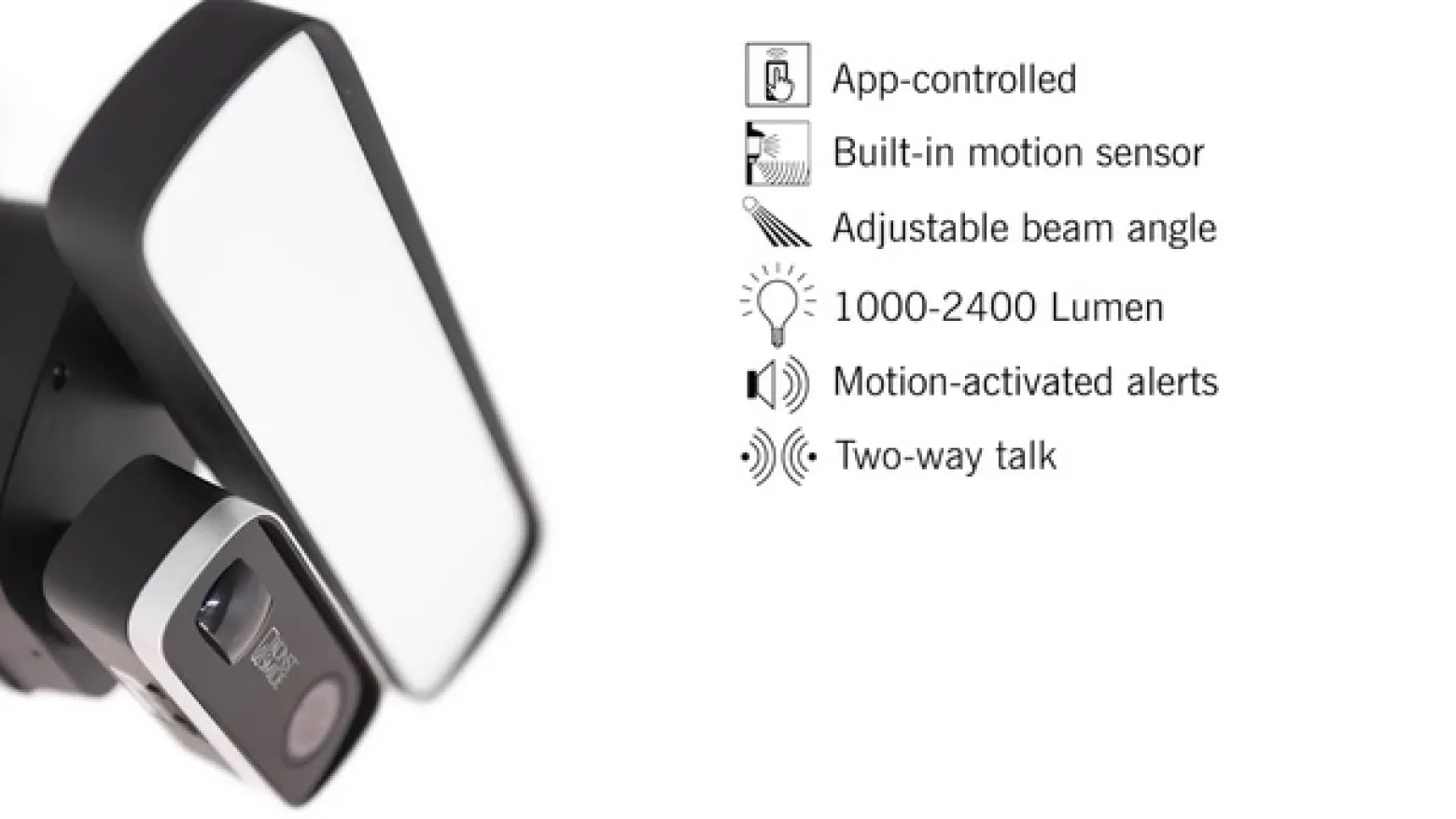 LED-kameravalo Smartlight 7867-750 WiFi 1 000 lm