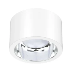 LED-kattokohdevalo ALG54, Ø 12,9 cm valkoinen