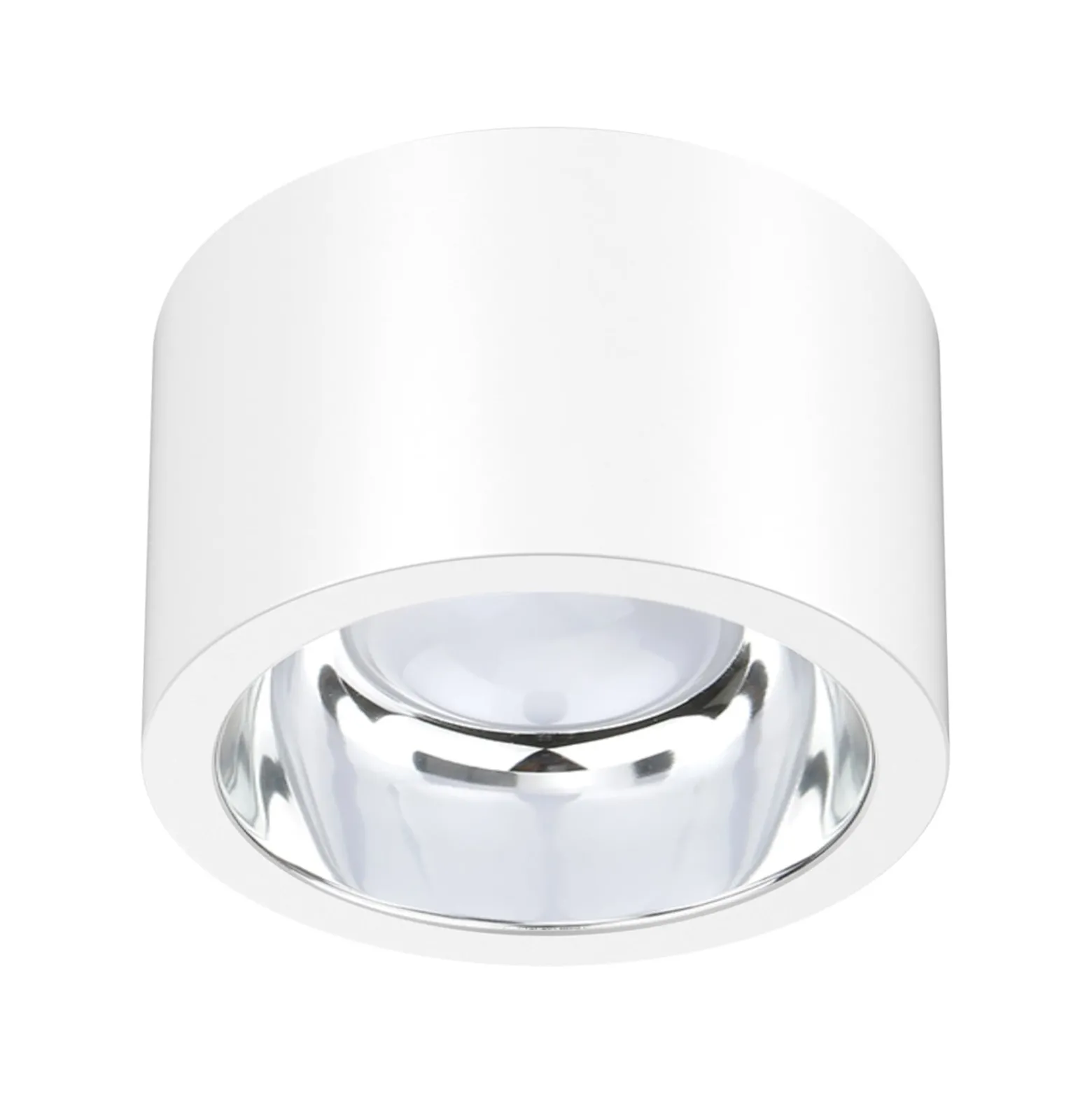 LED-kattokohdevalo ALG54, Ø 12,9 cm valkoinen