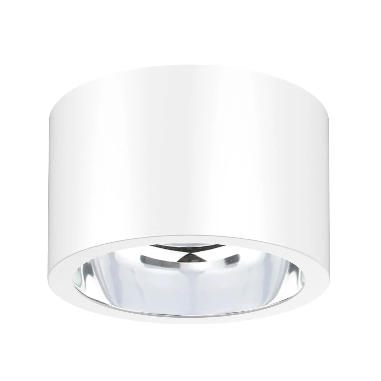 LED-kattokohdevalo ALG54, Ø 12,9 cm valkoinen