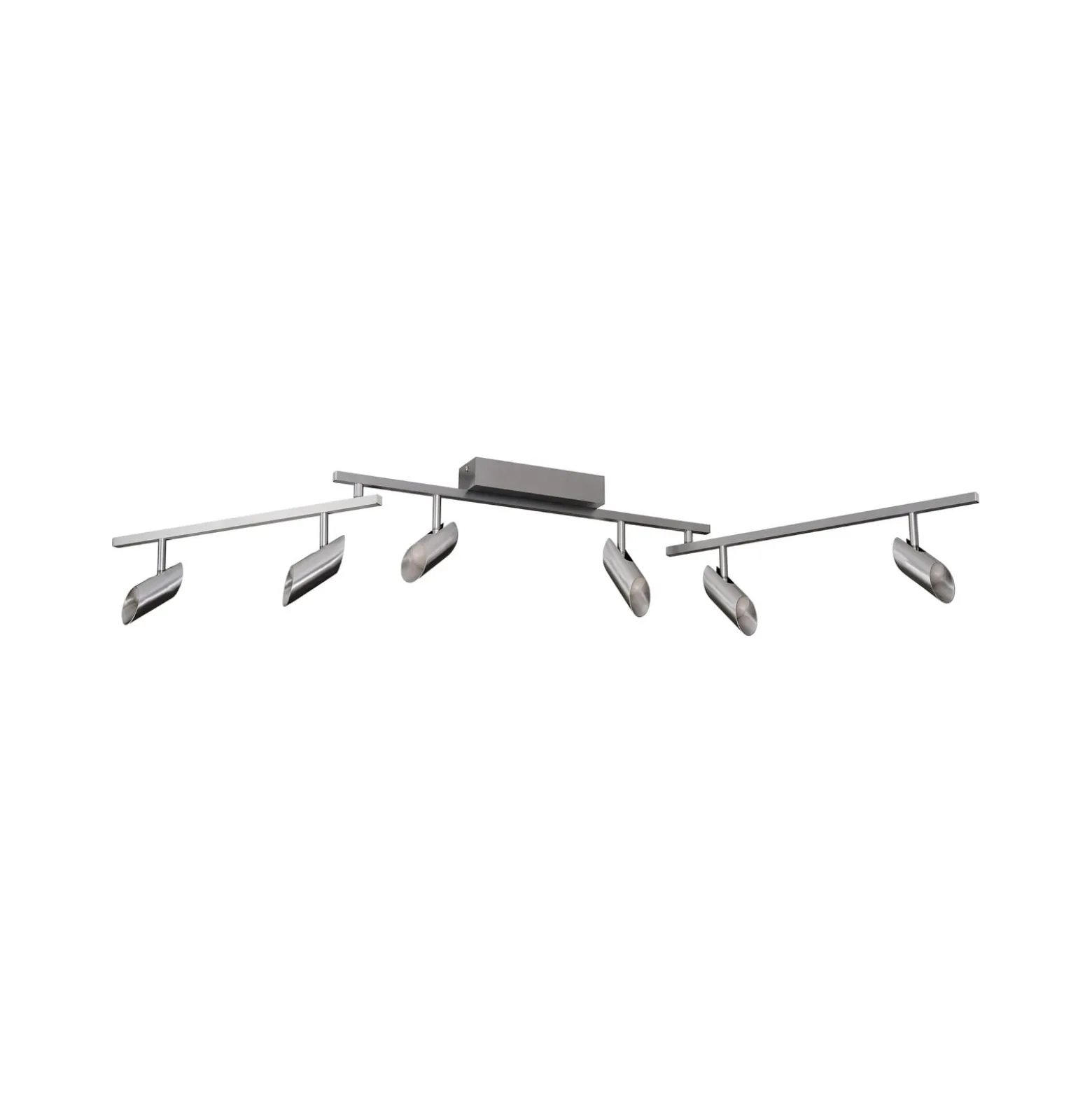 LED-kattokohdevalo Risell, pituus 142 cm, alumiinivärinen