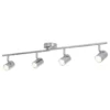 LED-kattokohdevalo Rollo, nelilamppuinen, kromi