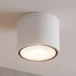 LED-kattokohdevalo Sputnik IP65 Ø14,5 cm valkoinen