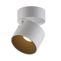 LED-kattospotti PURE Cup, valkoinen, halkaisija 9,5 cm, metallia