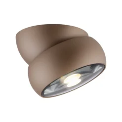 LED-kattospotti PURE Move, halkaisija 12 cm, pronssinvärinen, metalli/lasi