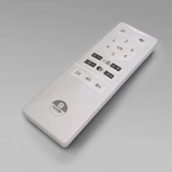 LED-kattotuuletin Herón valkoinen/kultainen/harmaa/kirkas Ø106 cm hiljainen