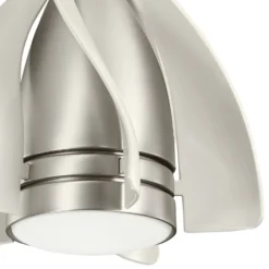 LED-kattotuuletin Terna nikkeli/kerma