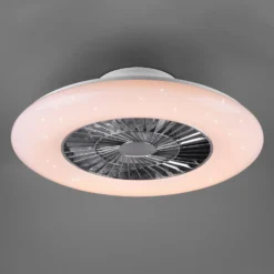 LED-kattotuuletin Visby, Ø 60cm, Tunable White